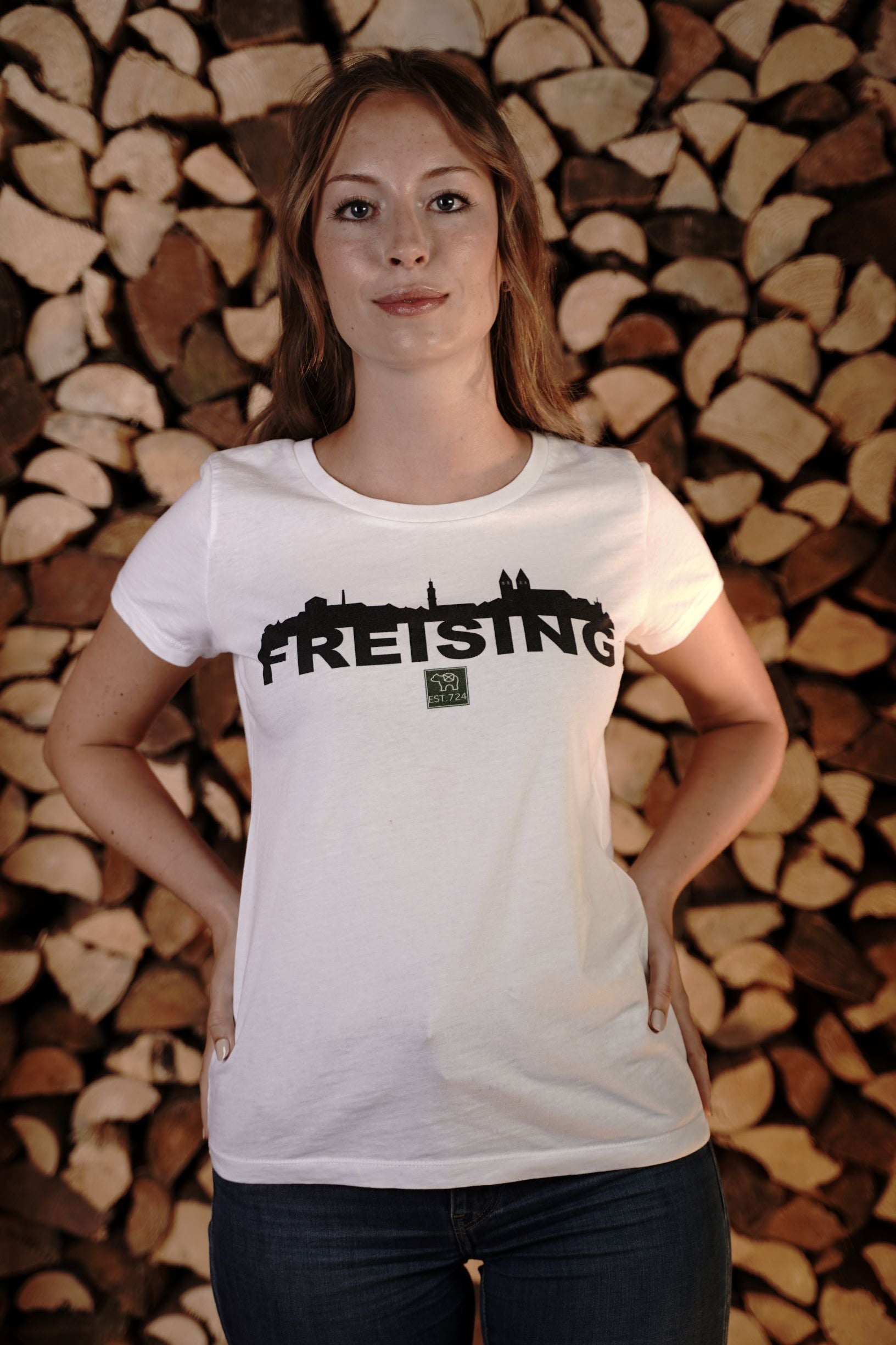 Retro Style Alexandria Louisiana Skyline' Women's Organic T-Shirt
