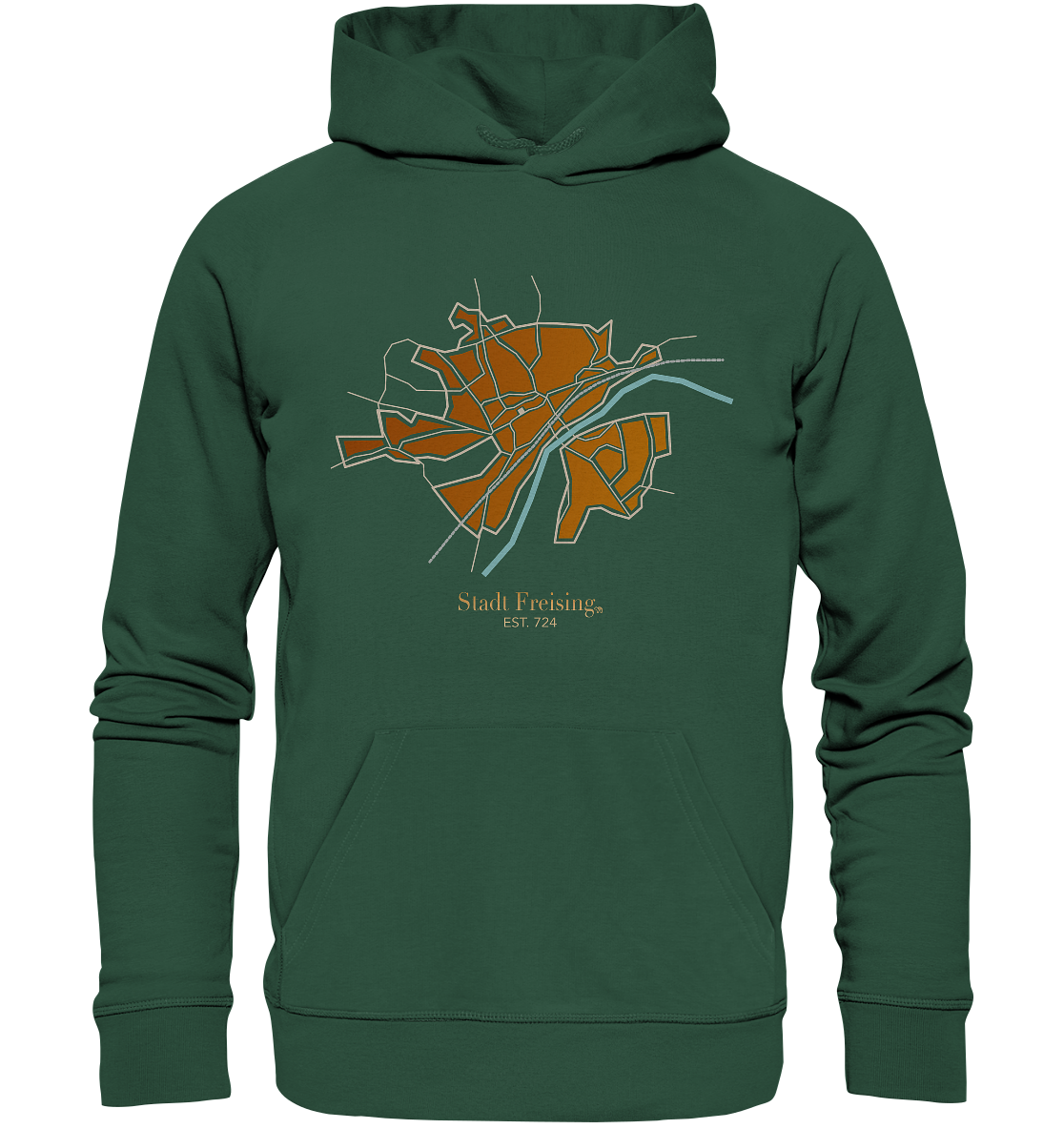 Stadtplan - Organic Hoodie